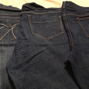 Jeans-New York & co., 2 jeans-Old Navy.
